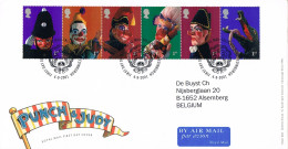 Grande-Bretagne - Théâtre De Marionnettes FDC 2266/2271 (année 2001) - 2001-2010 Em. Décimales
