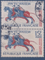 Tapisserie De Bayeux,  N°1172x2, Petite Variété, Liseré Ventral ( V2307B/15.3) - Used Stamps