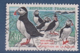 Macareux,  N°1274, Petite Variété, Houppe ( V2307B/15.6) - Used Stamps