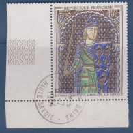 Geoffroi IV Dit Plantagenet,  N°1424, Belle  Variété,couleurs Très Décalées, Premier Jour D'utilisation,( V2307B/15.10) - Usati