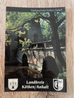 Ansichtkarte, Deutschland, Stadtgeschichte Köthen Anhalt, Schloß Brücke Zum Ferdinandsbau, Ungelaufen - Köthen (Anhalt)