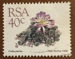 South Africa 1988 Succulents Frithia Pulchra 40 C - Used - Gebraucht