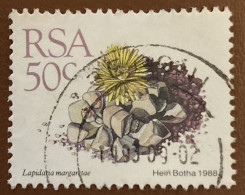South Africa 1988 Succulents Frithia Pulchra 50 C - Used - Used Stamps