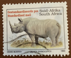 South Africa 1993 Endangered Fauna Diceros Bicorniss 45 C - Used - Used Stamps