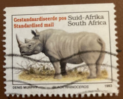 South Africa 1993 Endangered Fauna Diceros Bicorniss 45 C - Used - Gebruikt