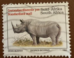 South Africa 1993 Endangered Fauna Diceros Bicorniss 45 C - Used - Gebraucht