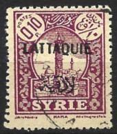 Latakia 1931. Scott #1 (U) View Of Hama - Usati