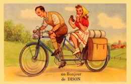 DISON / Carte à Système Tandem Cycle Vélo - Dison