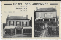 - 3206 - PUSSEMANGE ( Vresse Sur Semois Et Environs )    Hotel Des Ardennes - Vresse-sur-Semois