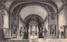BELGIQUE - OMEZEE - L'Intérieur De L'Eglise - Carte Postale Ancienne - Sonstige & Ohne Zuordnung