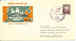 Argentina Cover HOLLAND - AMERIKA LINE First Trip Rotterdam - Bournos Aires With Cachet 7-1-1960 - Lettres & Documents