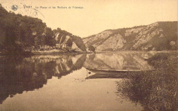 BELGIQUE - YVOIR - La Meuse Et Les Rochers De Fidevoye - Carte Postale Ancienne - Yvoir