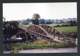 Photo-carte Moderne Années 80 "Pont Sur La Sée à Avranches - Tramway Des Chemins De Fer Normands" Granville - Sourdeval - Kunstbauten