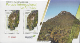 Costa Rica National Park, La Amistad, Friendship, International Park, Jaguar, MNH 2022 NEW - Costa Rica