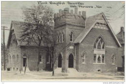 First Baptist Church Mt. Vernon, (Kirche, Eglise) - Used Mt. VERNON Illinois 1911, Photo PC - Autres & Non Classés