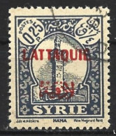 Latakia 1933. Scott #6 (U) View Of Hama - Gebraucht