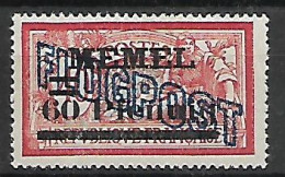 MEMEL OCCUPAZIONE TEDESCA  1921 POSTA AEREA FRANCOBOLLI SOPRASTAMPATI UNIF. A2 MNH XF - Altri & Non Classificati