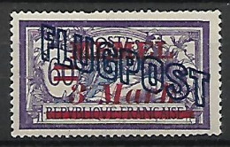 MEMEL OCCUPAZIONE TEDESCA  1921 POSTA AEREA FRANCOBOLLI SOPRASTAMPATI UNIF. A6  MNH XF - Altri & Non Classificati