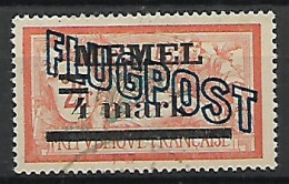 MEMEL OCCUPAZIONE TEDESCA  1921 POSTA AEREA FRANCOBOLLI SOPRASTAMPATI UNIF. A7 USATO VF - Autres & Non Classés