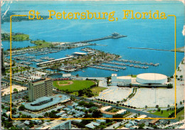Florida St Petersburg Aerial View Of Downtown Showing Marina And Pier - St Petersburg