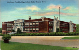 Iowa Cedar Rapids Benjamin Franklin High School Curteich - Cedar Rapids