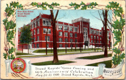 Michigan Grand Rapids New High School Home Coming And 60th Anniversary Celebration 1910 - Grand Rapids