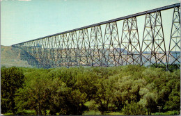 Canada Alberta Lethbridge The Longest Highest Railroad Bridge Of Its Kind In The World Constructed 1909 - Andere & Zonder Classificatie