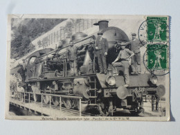 VALLORBE  Carte Rare En Bon état - Grande Locomotive Type Pacific De La Compagnie P.L.M.  TAB750 - Orbe