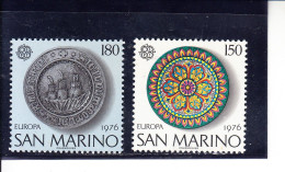 SAN MARINO  1976 - Sassone   967/8** - Europa/CEPT - 1976