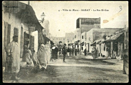 A64  MAROC CPA  RABAT - LA RUE EL GZA - Colecciones Y Lotes