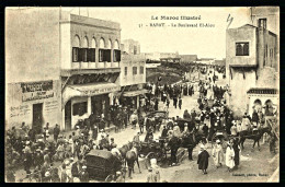 A64  MAROC CPA  RABAT - LE BOULEVARD EL ALOU - Collections & Lots