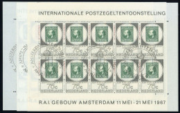 1967, Niederlande, 880-82 KB, Gest. - Sonstige & Ohne Zuordnung