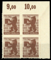 1945, SBZ Berlin Brandenburg, 4 B (4) Ecke, ** - Berlin & Brandenburg