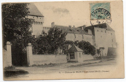 CPA  86   MONTS SUR GUESNES  1905     LE CHATEAU - Monts Sur Guesnes