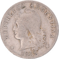 Monnaie, Argentine, 20 Centavos, 1919 - Argentina
