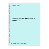 Babel: Festschrift Für Werner Hamacher - Psychology