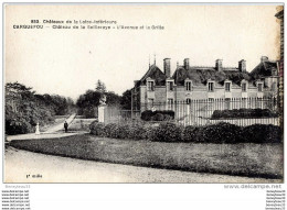 CPA (Réf :F774) CARQUEFOU (LOIRE-ATLANTIQUE 44) Château De La Seilleraye - L'Avenue Et La Grille (animée) 3e Mile - Carquefou