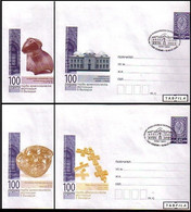 BULGARIE - 2005 - National Archaeological Museum And Exhibits - Set 4 P. Cov.  Spec.cachet - Enveloppes