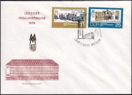 DDR 1973 Mi-Nr. 1832/33 FDC - 1971-1980