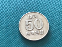 Münzen Münze Umlaufmünze Süd-Korea 50 Won 1974 - Korea, South