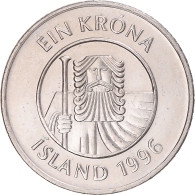 Monnaie, Islande, Krona, 1996 - Iceland