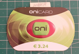PORTUGAL PREPAID USED PHONECARD ONI - 2003-05-31 - 3,24 € - Portugal