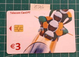 PORTUGAL USED PHONECARD PT541A - BOBSLEIGH - Portugal