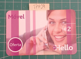 PORTUGAL PREPAID USED PHONECARD PT HELLO - PTH39 - MÓVEL - Portugal