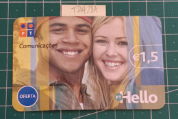 PORTUGAL PREPAID USED PHONECARD PT HELLO - PTH28A - RUSSIA - Portugal