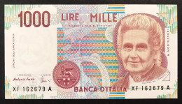 1000 LIRE Maria Montessori SERIE Sostitutiva XF...A 1990 Fds  LOTTO 4675 - 1000 Liras