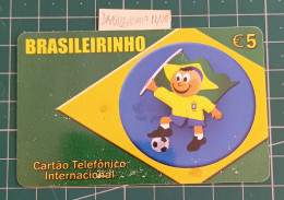 PORTUGAL PREPAID USED PHONECARD BRASILEIRINHO - Portugal