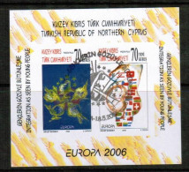 2006 - EUROPA  - INTEGRATION AS SEEN BY YOUR PEOPLE -  TURKISH CYPRIOT STAMPS - USED BLOCK - Gebruikt