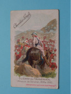 Chocolat LOUIT > Guerre Du TRANSVAAL Attaque De Senekal - 29 Mai 1900 ( Format 10 X 6,5 Cm. ) Voir Scans !! - Louit