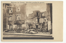 68/ CPA - Maisons De Cernay Détruites Pendant La Guerre (Guerre - Militaire) - Cernay